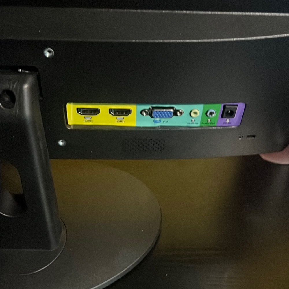 Black Computer Monitor - Picture 3 of 4
